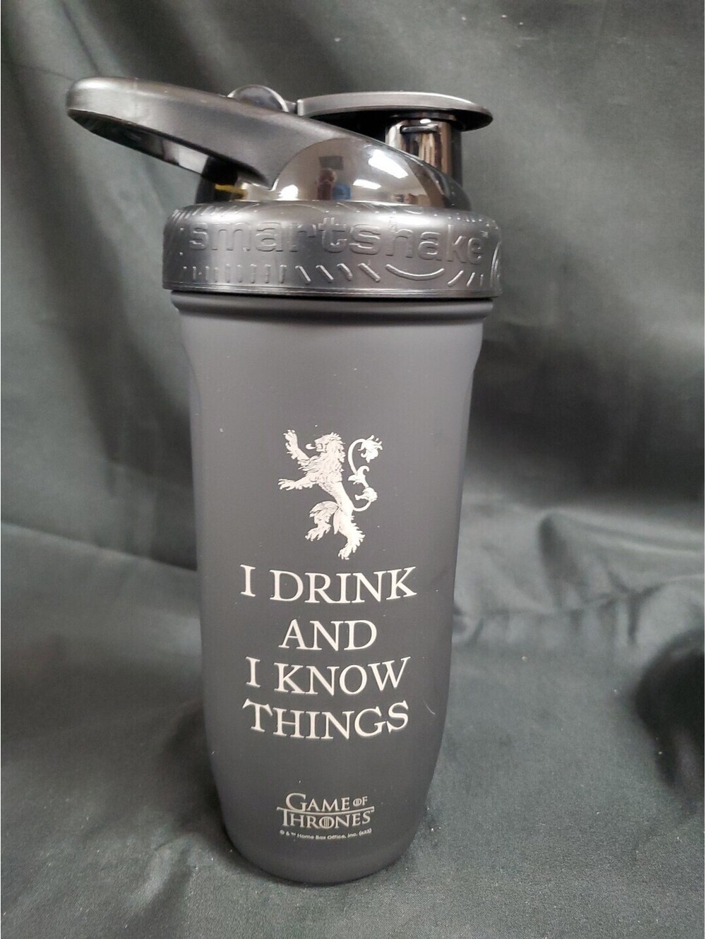 Smartshake Reforce Stainless Steel Game Of Thrones Black 30oz NEW